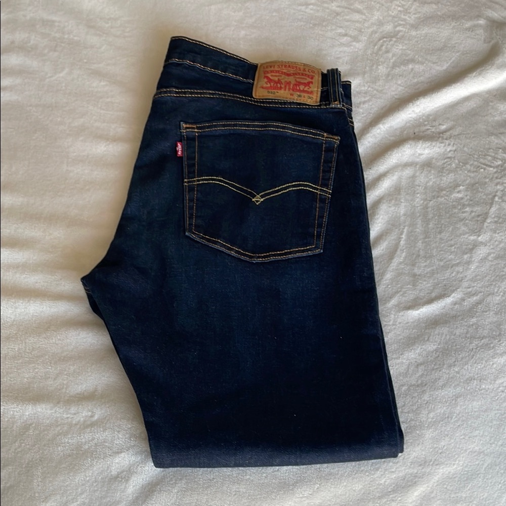Levi's Blue Straight Jeans Classic Style